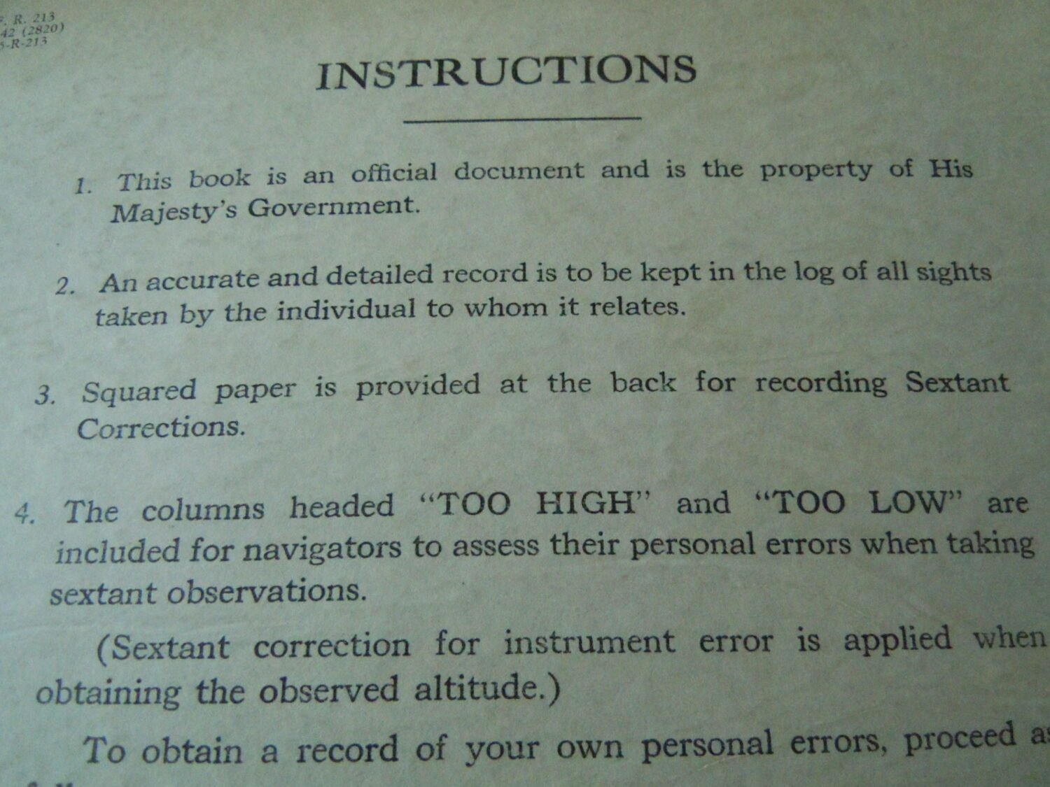 Royal canadian Air Force Sight log book — image 3