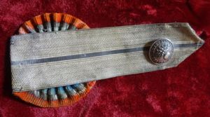 Ganse argent pour bicorne de gendarme modèle 1895