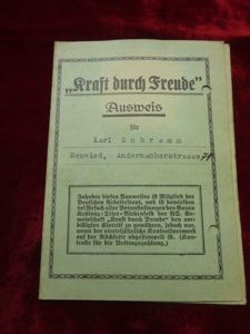 Kraft Durch Freude Ausweis