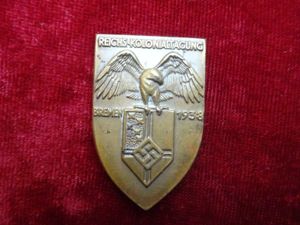 Insigne Reichs Kolonialtagung 1938