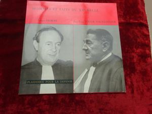 Disque 33 tours plaidoiries Jacques Isorni et JL Tixier Vignancour …