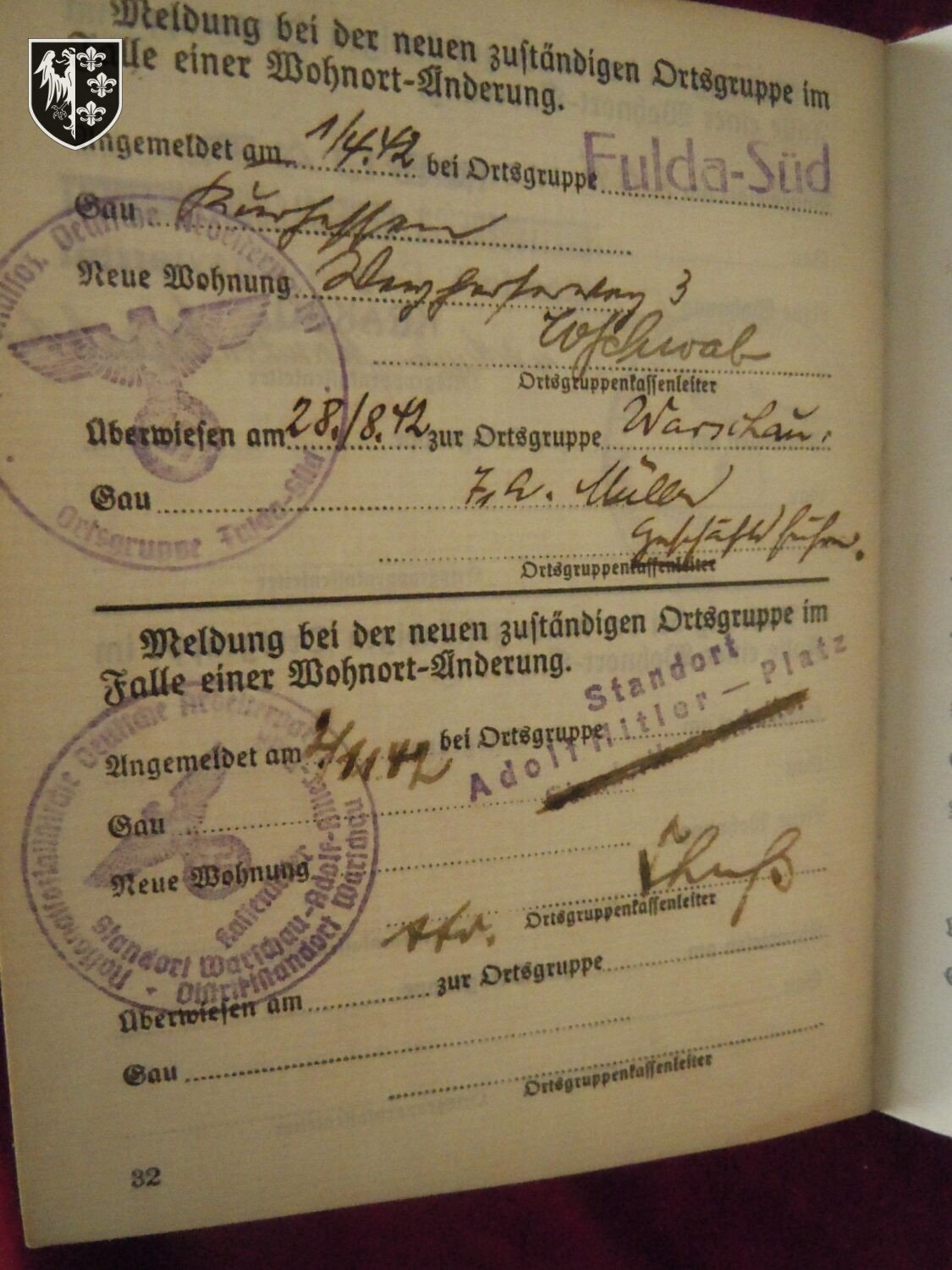 Livret adhérent du Parti — image 14