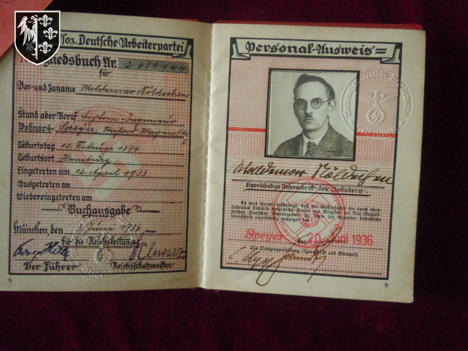 Livret adhérent du Parti — image 3