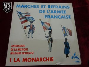 Disque 33 tours SERP marches et refrains de l'armée francaise
