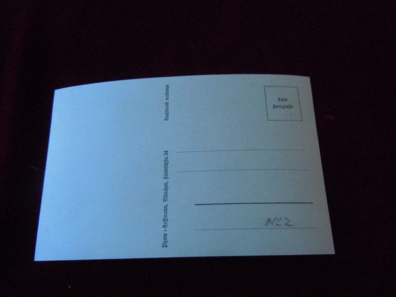 Carte postale Hauptmann Boerst — image 2