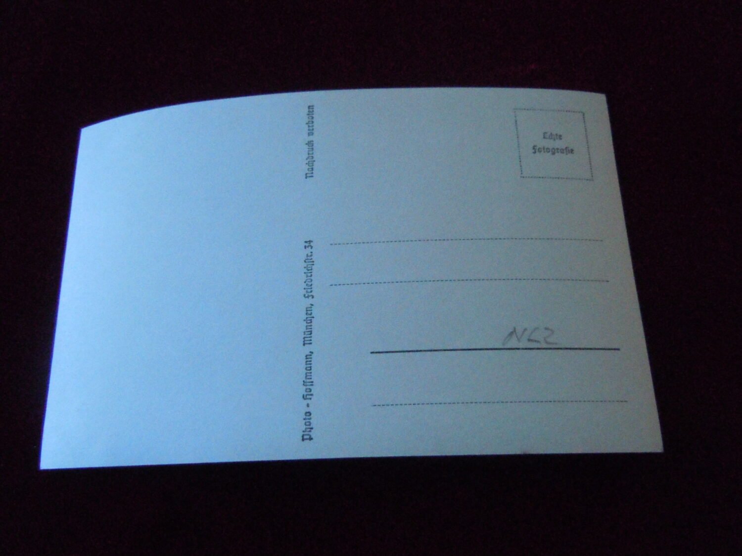 Carte postale Korvettenkapitan Kretschmar — image 2