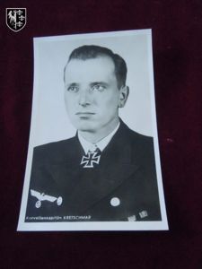 Carte postale Korvettenkapitan Kretschmar