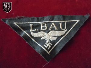 Luftwaffe Laufbahnabzeichen L. Bau