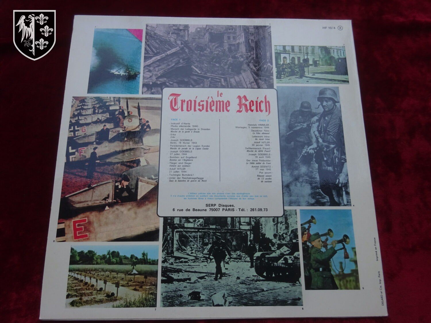 Disque 33 tours le 3ème Reich – l'effondrement (SERP) — image 2
