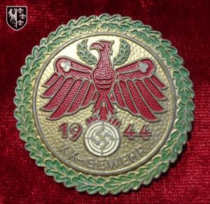 Badge Tireur KK Gewehr 1944