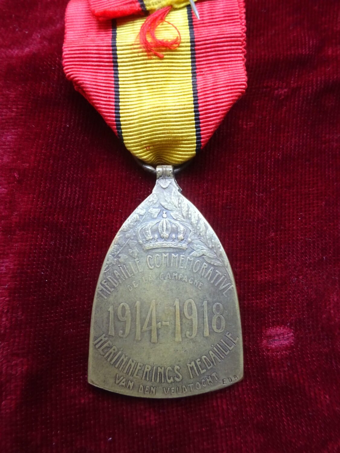 Médaille belge commémorative de guerre 1914-1918 — image 2