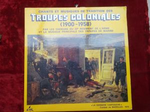Disque 33 tours SERP Chants des troupes coloniales