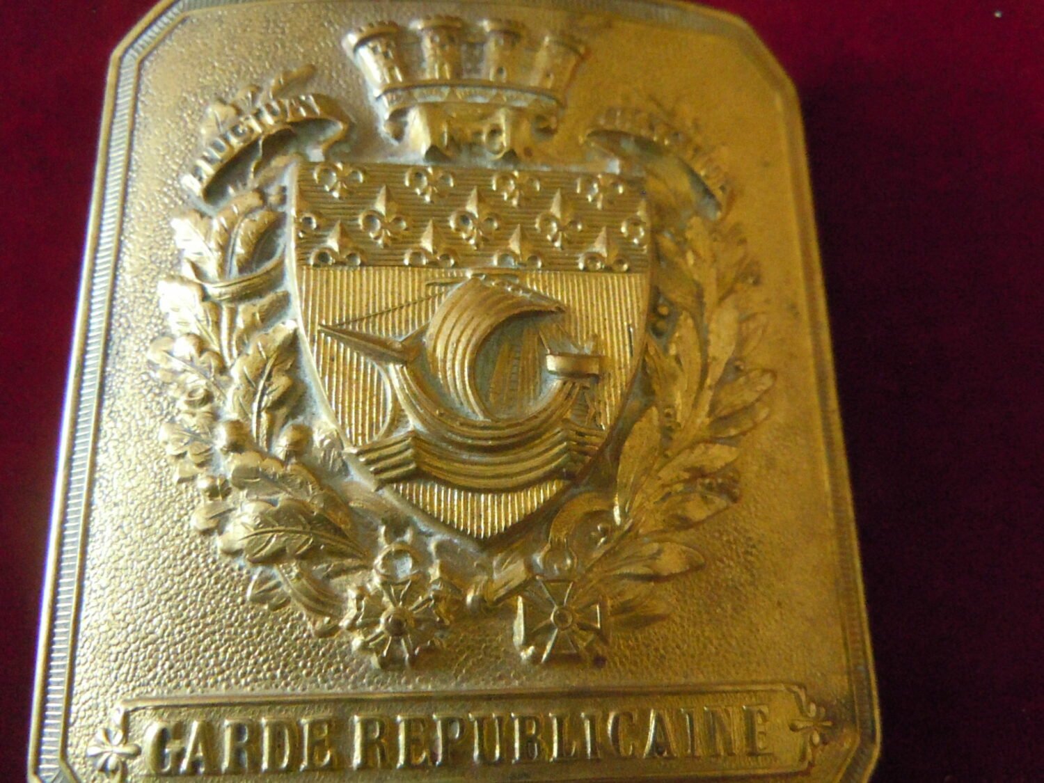 Plaque de ceinturon Garde Républicaine — image 2