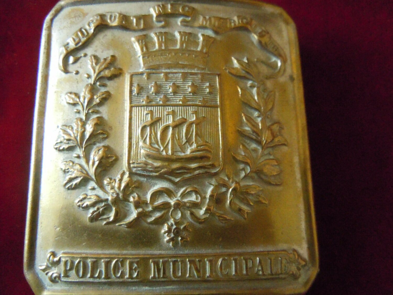 Plaque ceinturon Police Municipale modèle 1900 — image 2