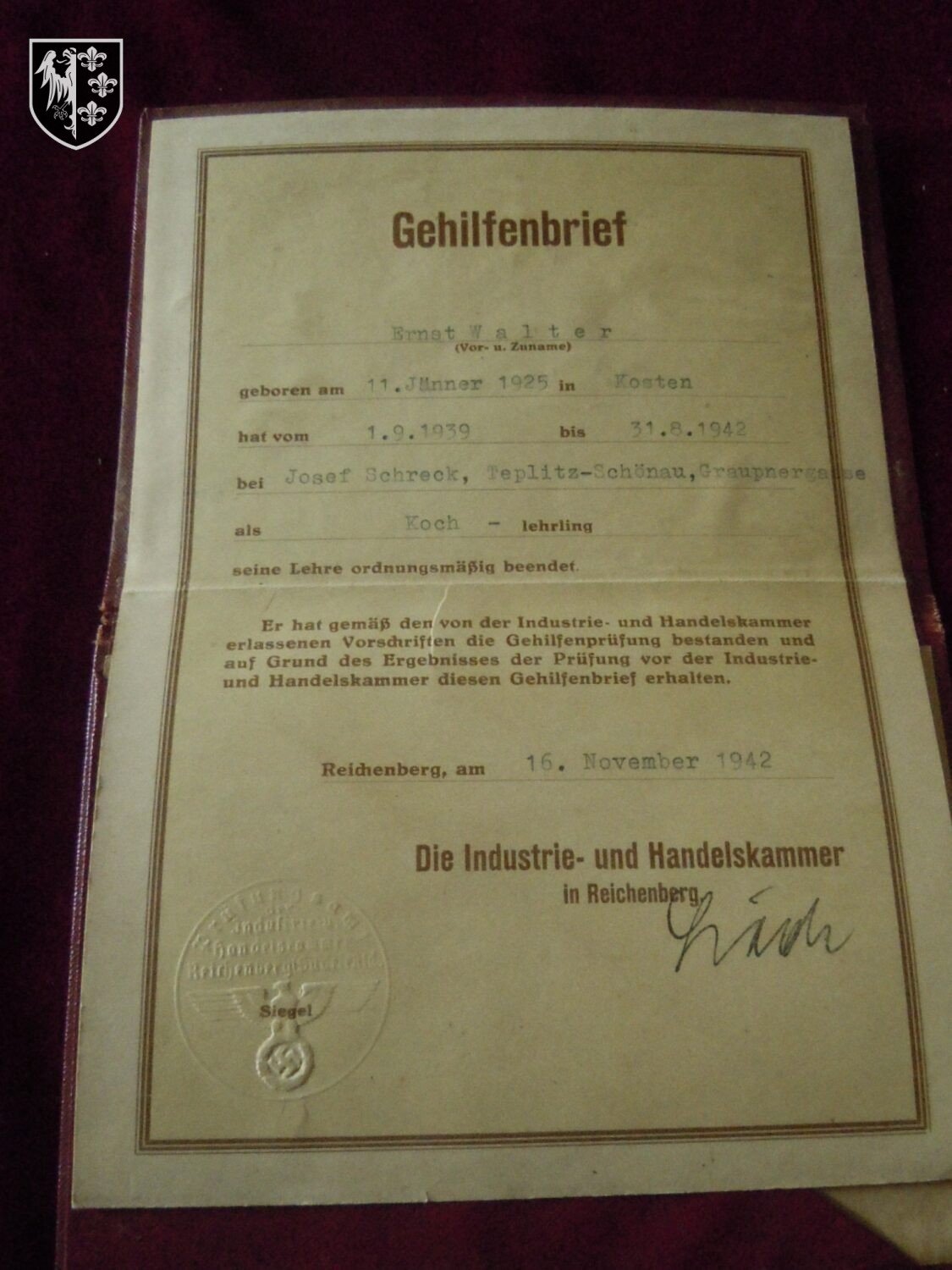 Gehilfenbrief — image 2