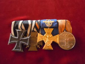 Barette 4 médailles