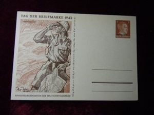Carte postale Tag der Briefmarke 1942
