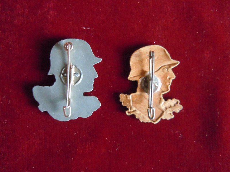 Lot 2 insignes profil soldat — image 6