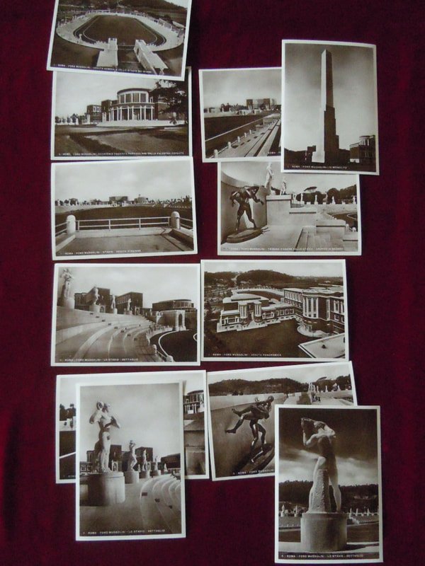 Pochette 12 cartes postales italiennes il Foro Mussolini — image 2