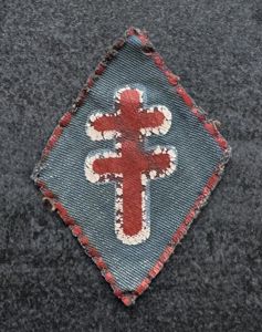 WW2 1st Free French Division Formation Sign