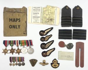 WW2 RAF Squadron Leader Simmons Medal Group & Other Items