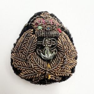 WW2 Royal Navy Officers Beret Badge