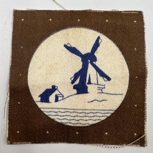 WW2 British Troops Netherlands District Formation Sign