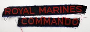 WW2 Royal Marines Commando Cash Tapes