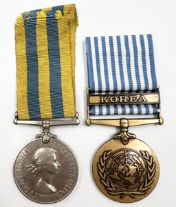 Korean War Medal Pair