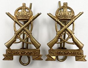 3rd County of London Yeomanry Sharpshooters Collar Badges