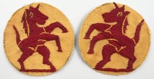 WW2 101st (Bihar & Orissa) Line Of Communications Formation Signs.