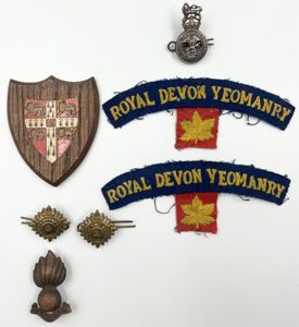 WW2 142nd Royal Devon Yeomanry Field Regiment RA Group