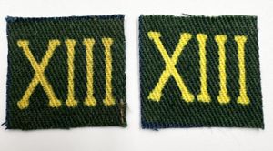 WW2 Somerset Light Infantry Regimental Flashes