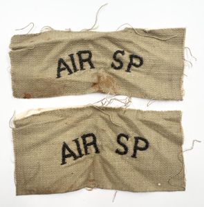 WW2 Air Supply Royal Indian Army Service Corps Shoulder Titles