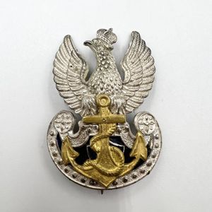 WW2 Polish Navy Cap Badge