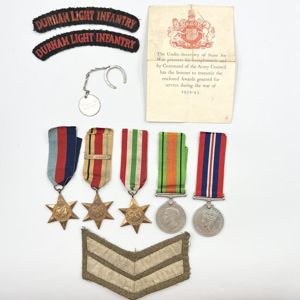 WW2 16th Battalion Durham Light Infantry Medal Group