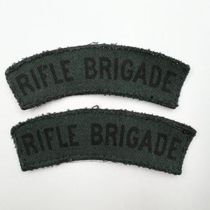 WW2 Rifle Brigade Shoulder Titles