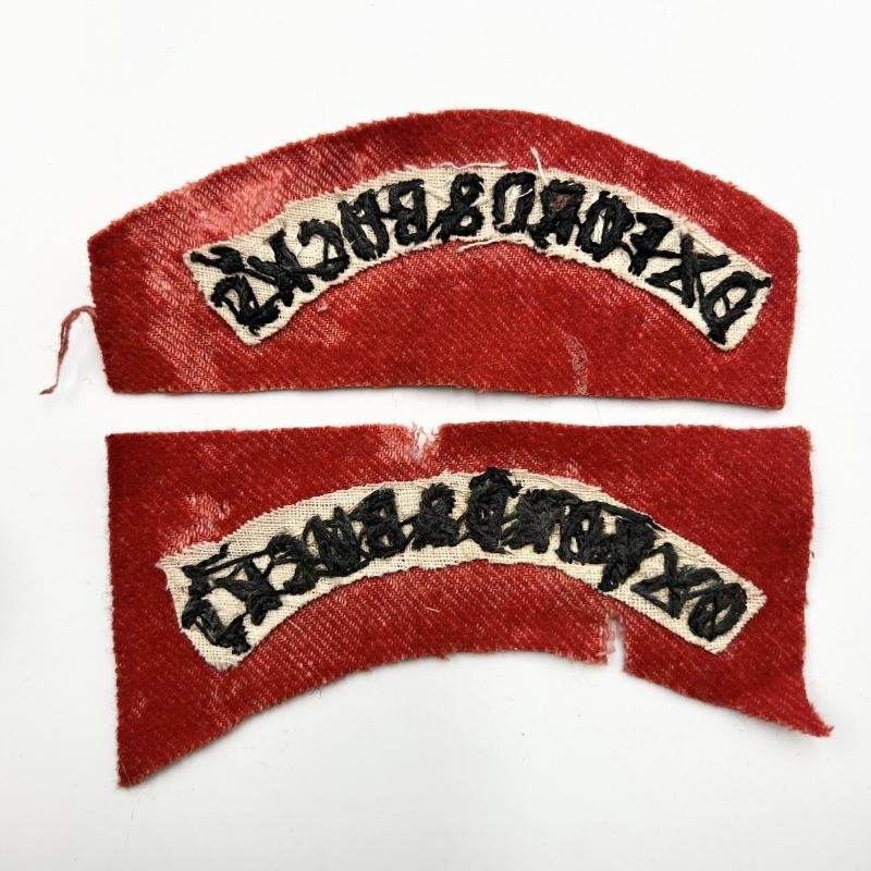 WW2 Oxfordshire & Buckinghamshire Light Infantry Shoulder Titles — image 2