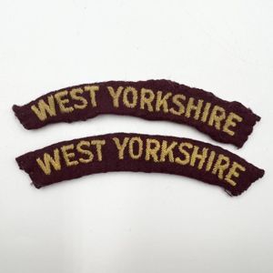 West Yorkshire Regiment Shoulder Titles