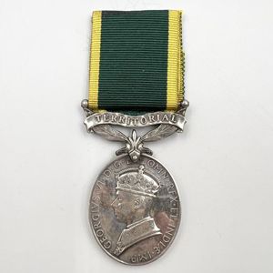 WW2 Efficiency Medal Territorial No 1 Commando