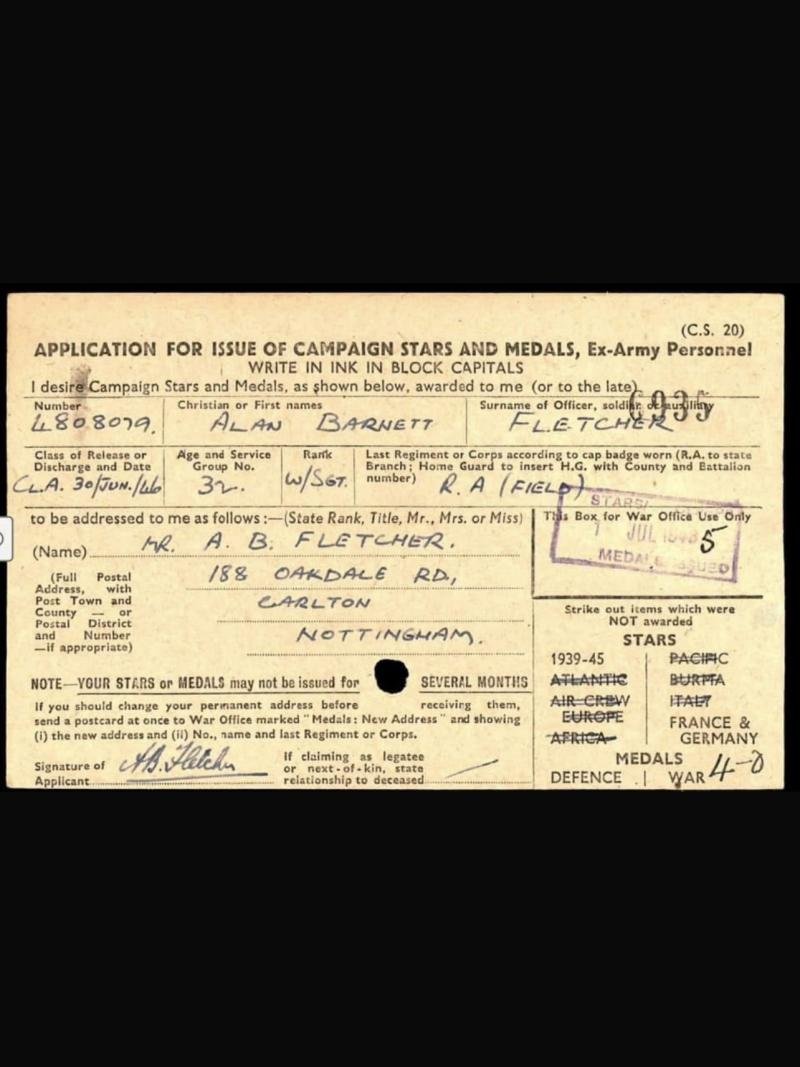 WW2 South Notts Hussars / 107th Medium Regiment RA Group — image 4