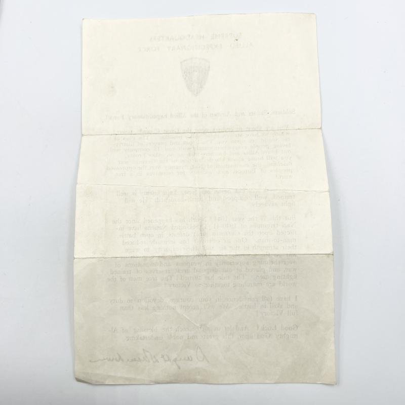 WW2 D-Day Eisenhower Letter — image 4