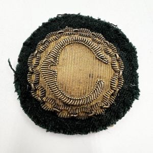 WW2 British War Corespondent Cloth Cap Badge