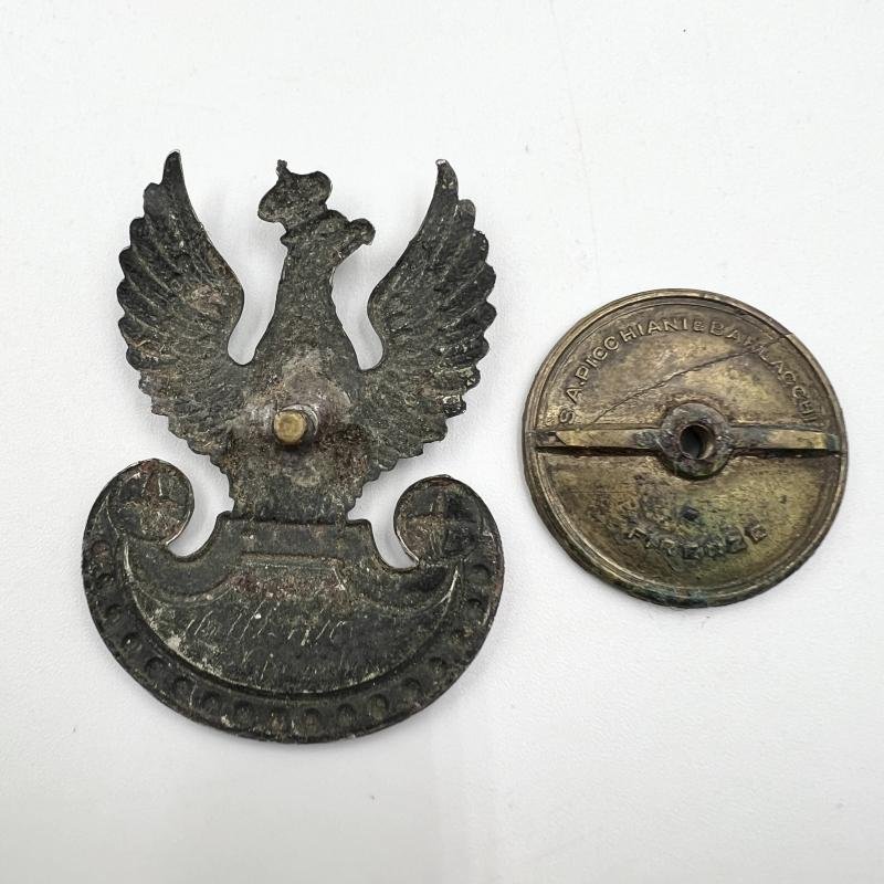 WW2 Polish Army In Exile Cap Badge — image 3