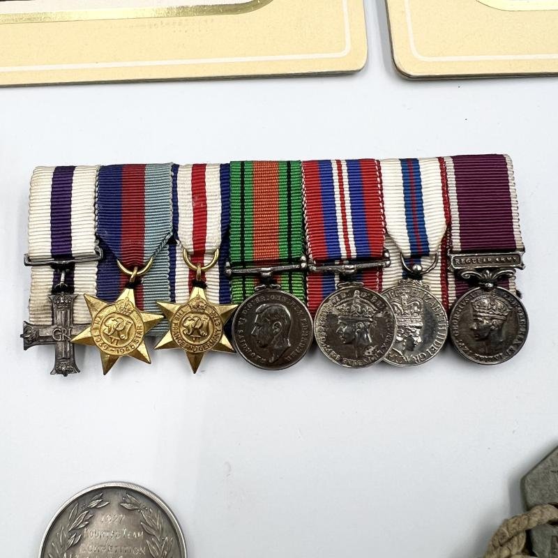 WW2 Parachute Regiment Officer Normandy Gallantry Medals & Dog Tag Group — image 3