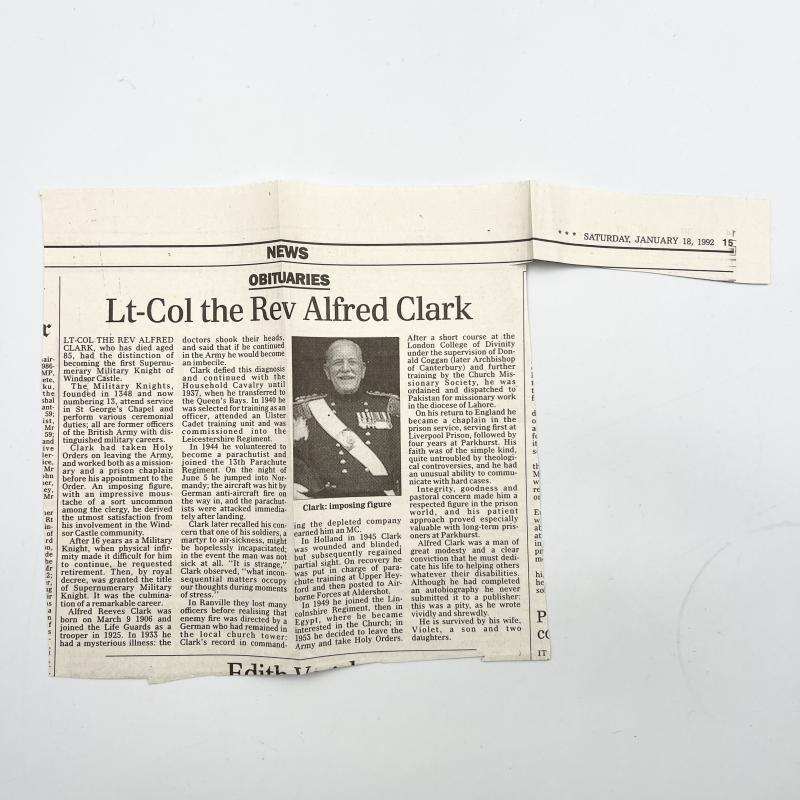 WW2 Parachute Regiment Officer Normandy Gallantry Medals & Dog Tag Group — image 5