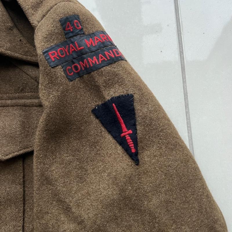 WW2 40 Royal Marine Commando Battle Dress Blouse — image 3