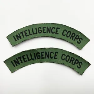 WW2 Intelligence Corps Shoulder Titles