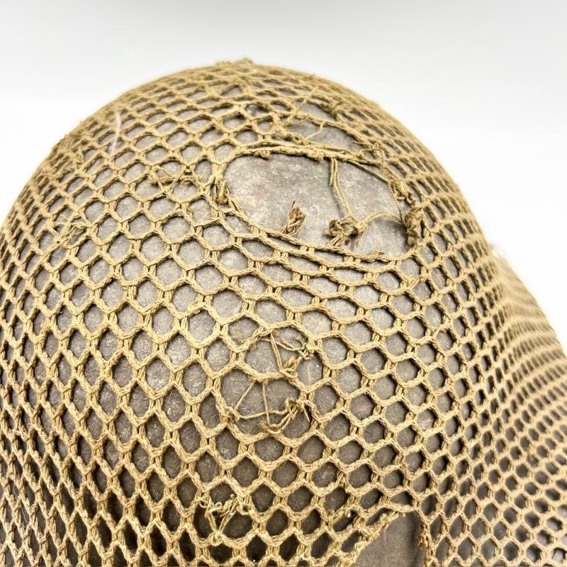 WW2 MKII Helmet With Net & Dog Tags — image 2