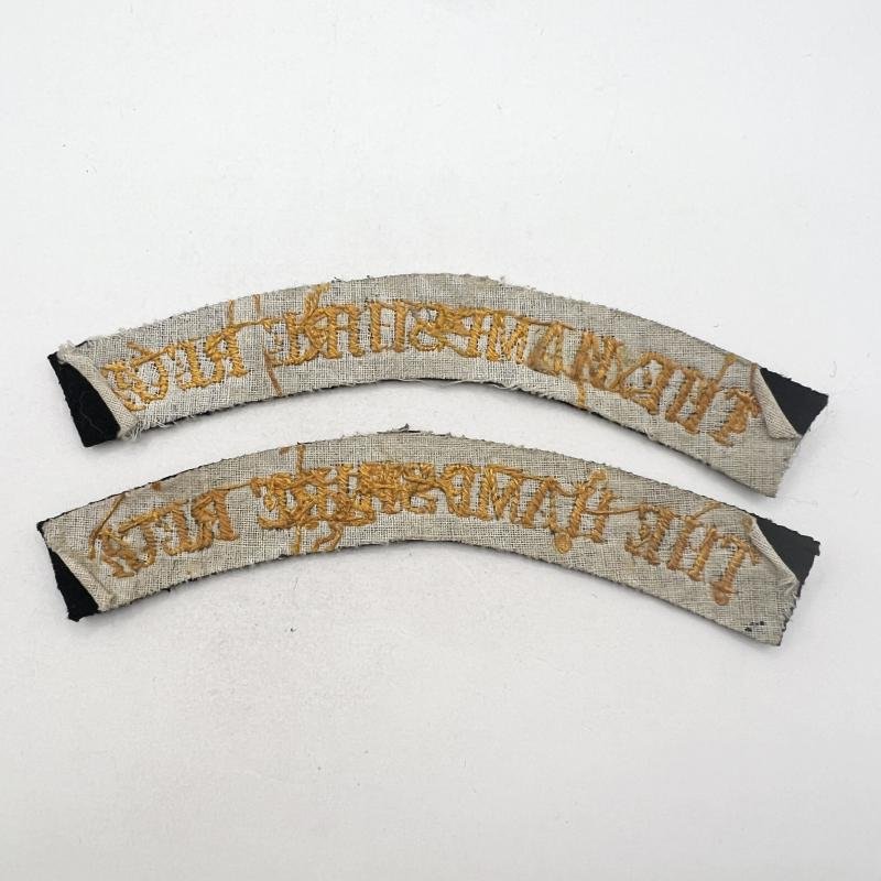 WW2 Hampshire Regiment Shoulder Titles — image 2